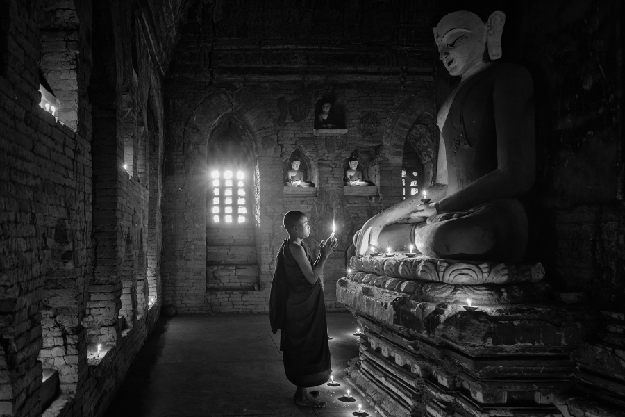 Buda y el monje