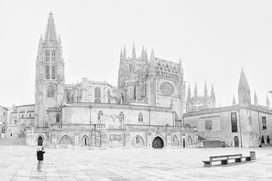 fotografiando  Catedral de Burgos