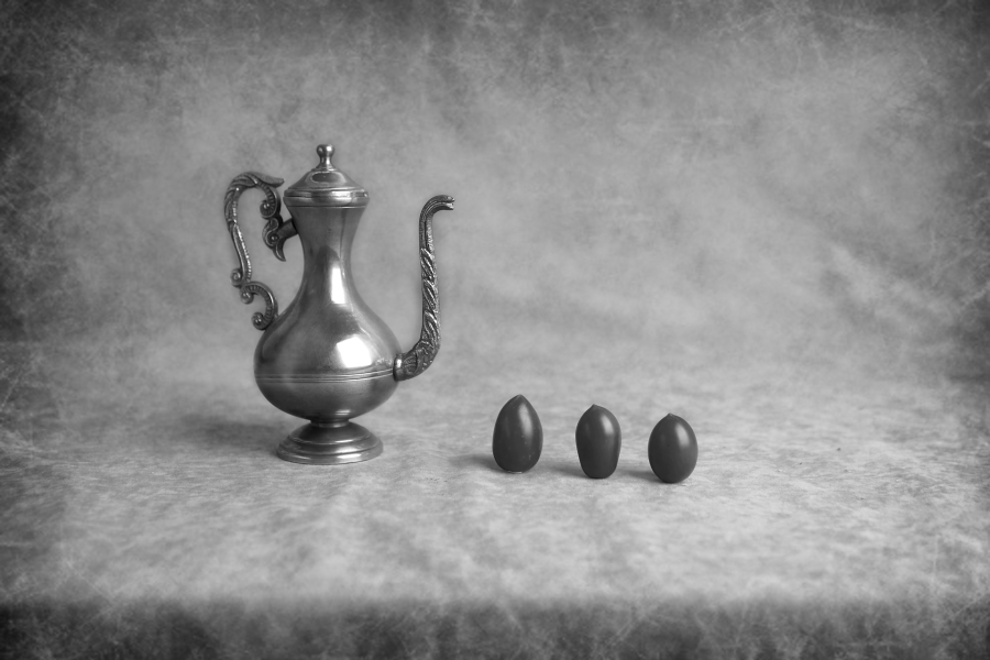 Los tres deseos de Aladdin. (B&amp;W)