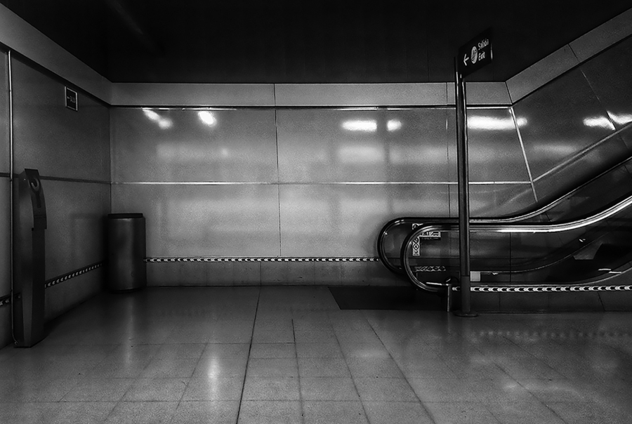 Andén solitario