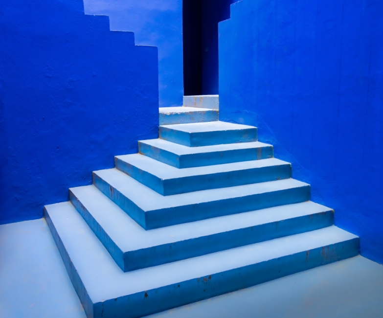 DE AZUL