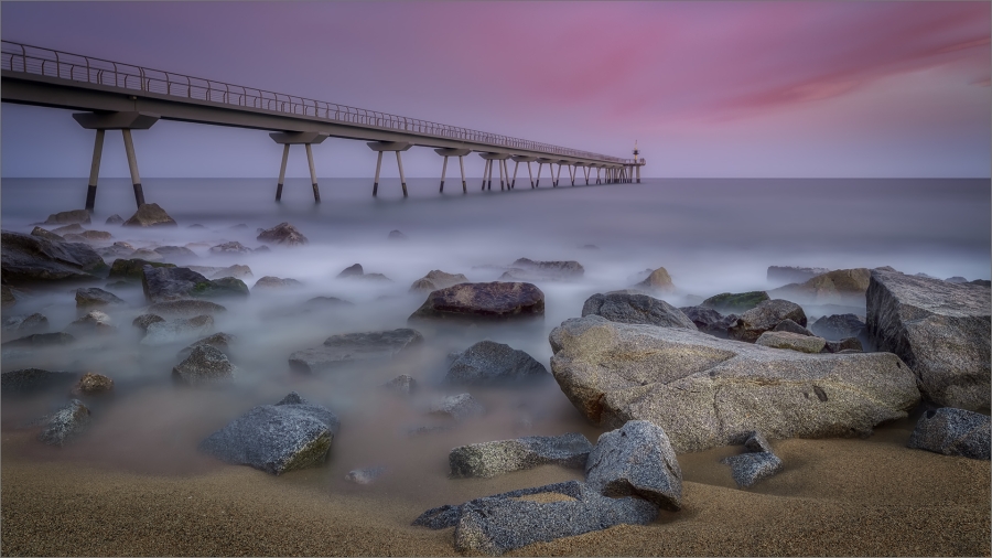 Atardecer en el puente
