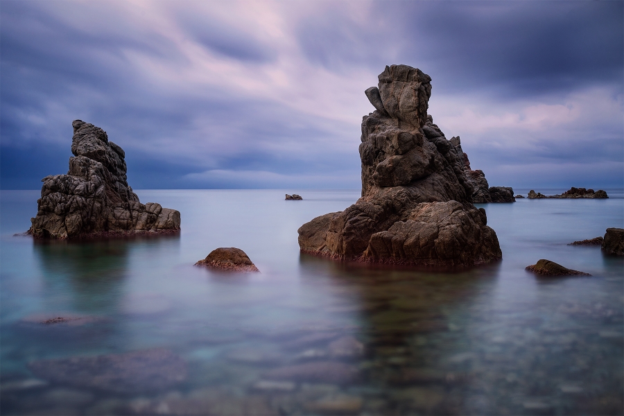 Rocas en el mar